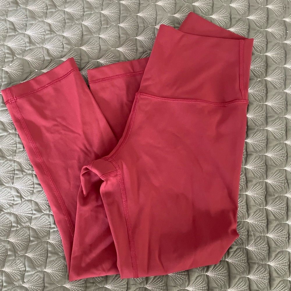 Lululemon Wine Red Leggings
